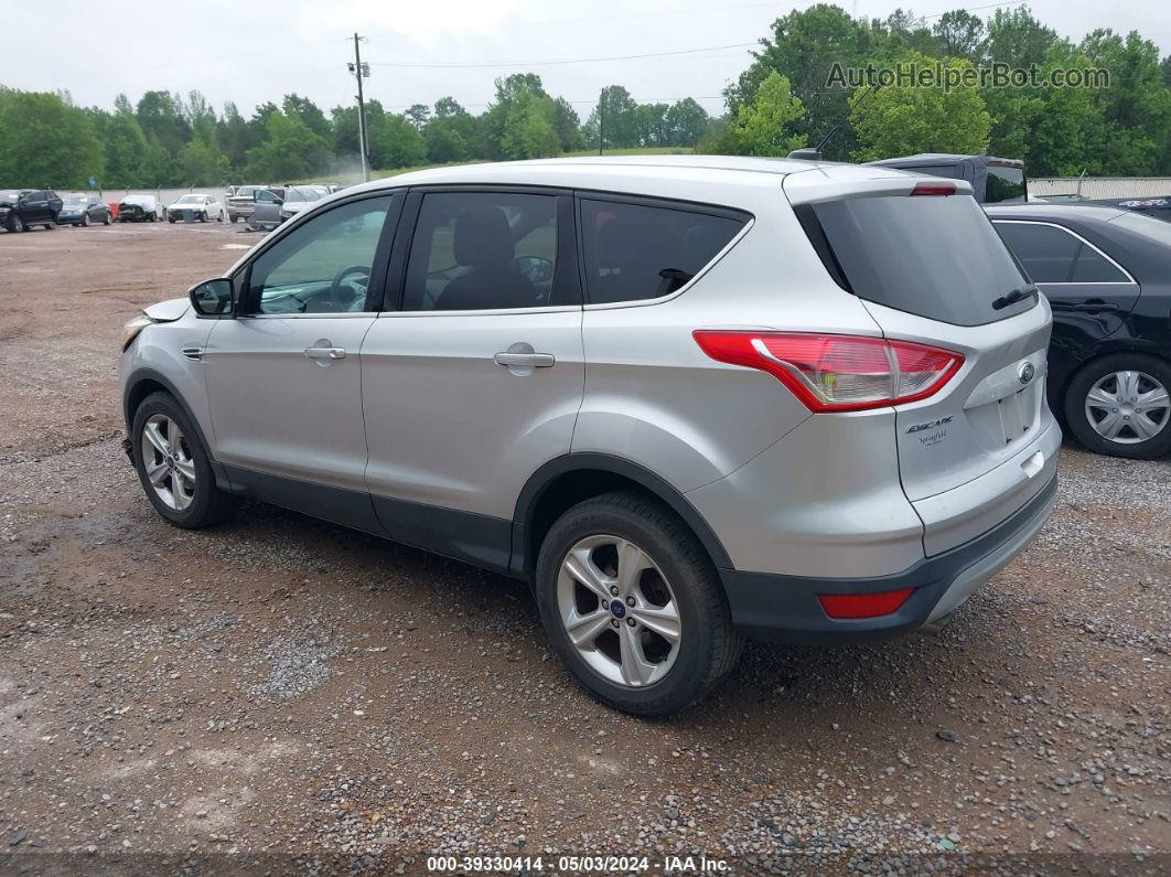 2014 Ford Escape Se Silver vin: 1FMCU0GX4EUC45965