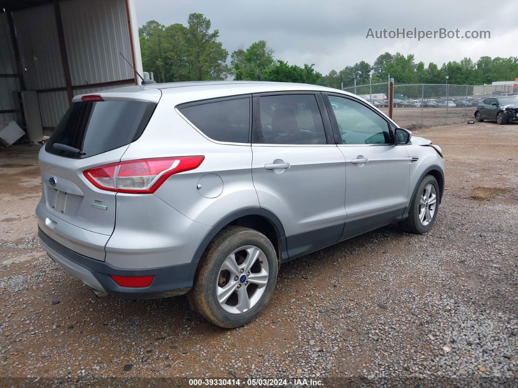 2014 Ford Escape Se Silver vin: 1FMCU0GX4EUC45965