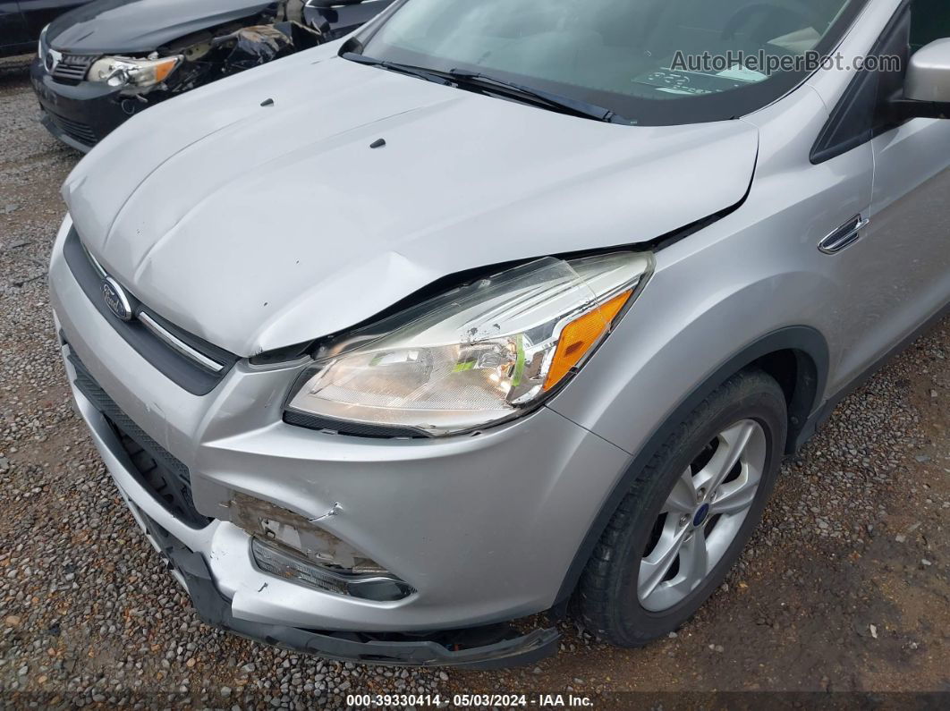 2014 Ford Escape Se Silver vin: 1FMCU0GX4EUC45965