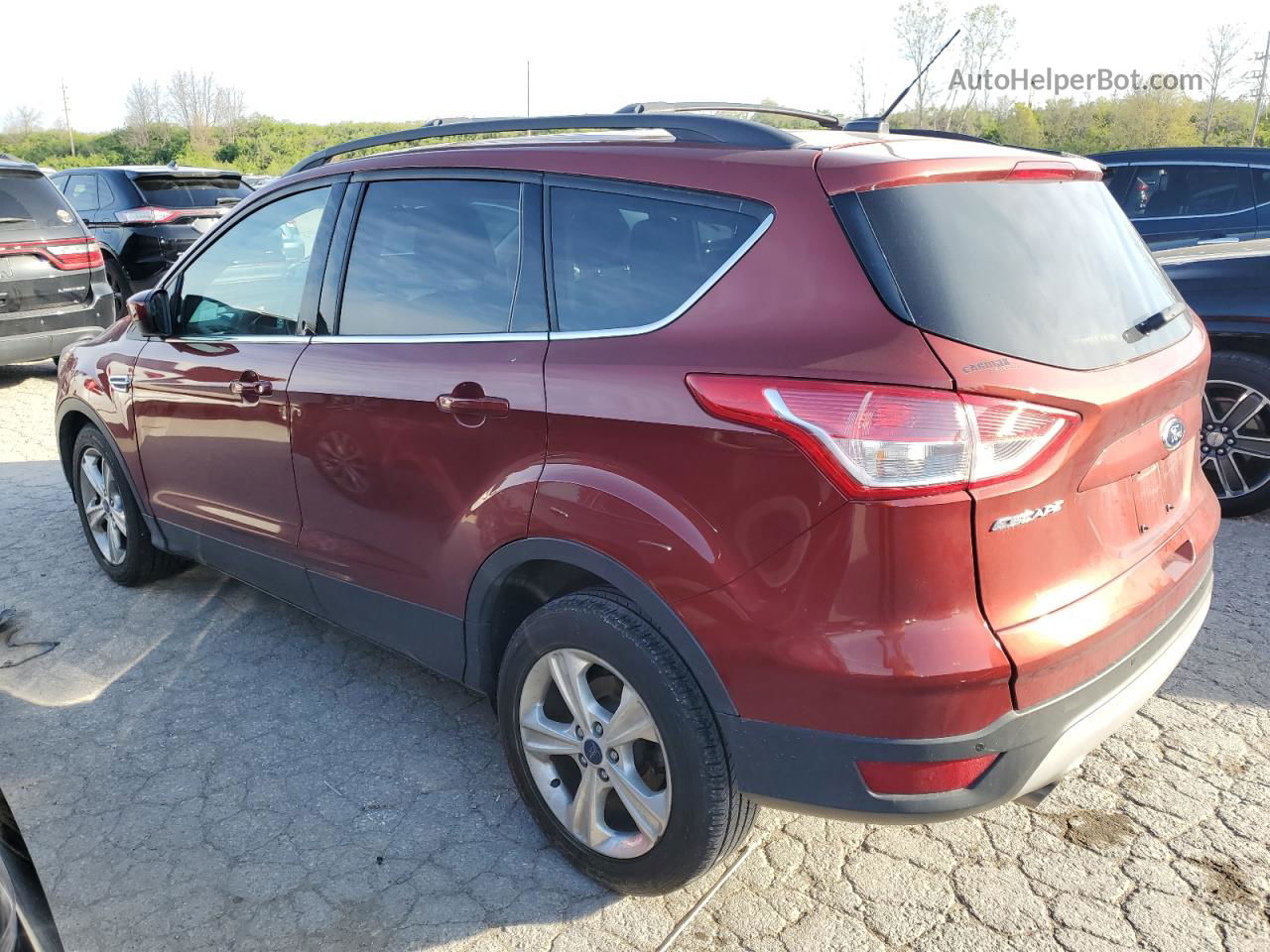 2014 Ford Escape Se Maroon vin: 1FMCU0GX4EUE28072