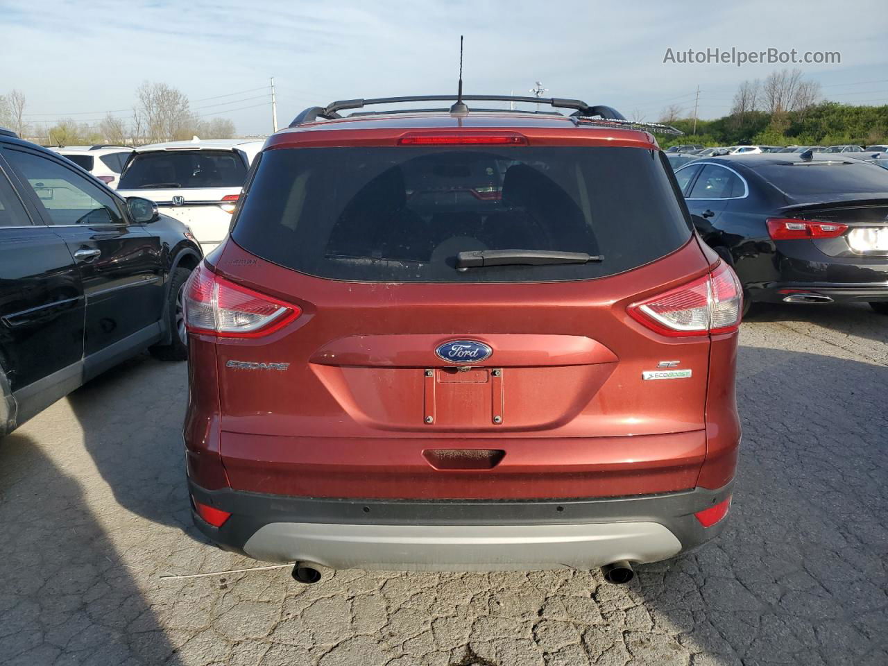 2014 Ford Escape Se Maroon vin: 1FMCU0GX4EUE28072