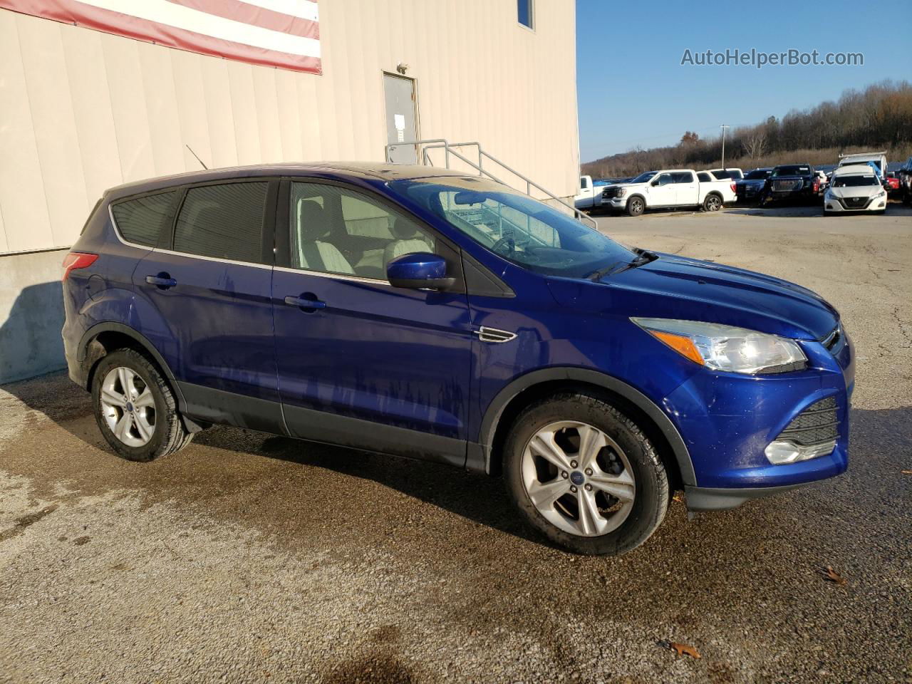 2014 Ford Escape Se Blue vin: 1FMCU0GX4EUE36821