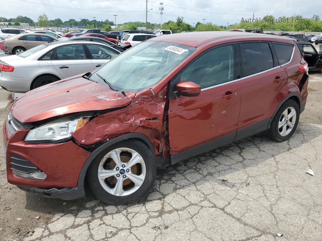 2015 Ford Escape Se Burgundy vin: 1FMCU0GX4FUA24464