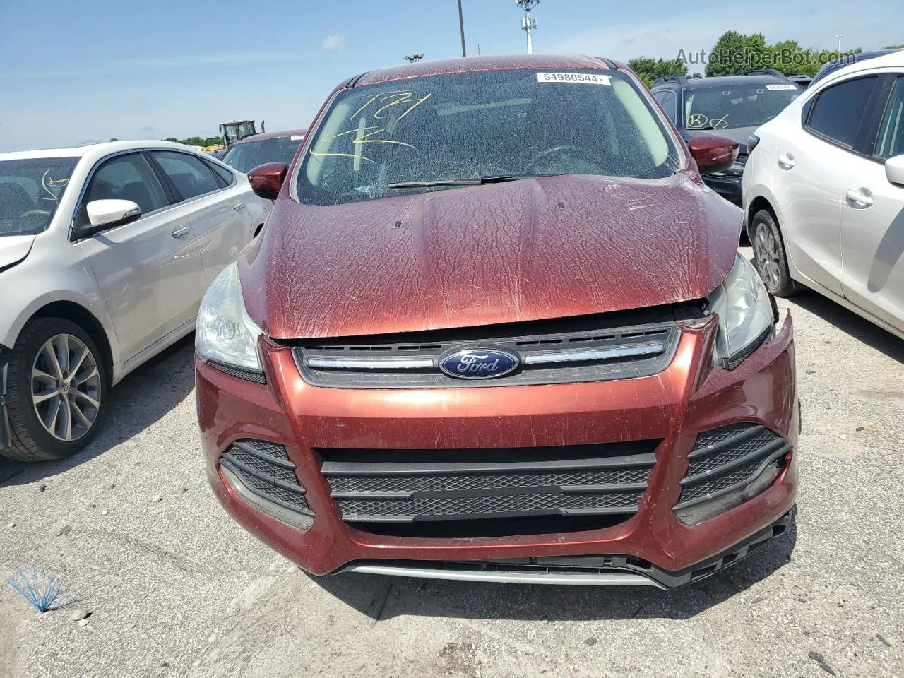 2015 Ford Escape Se Burgundy vin: 1FMCU0GX4FUA24464