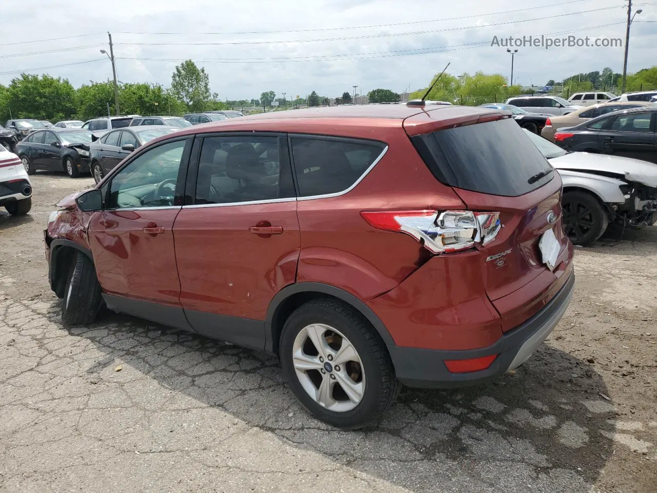 2015 Ford Escape Se Burgundy vin: 1FMCU0GX4FUA24464