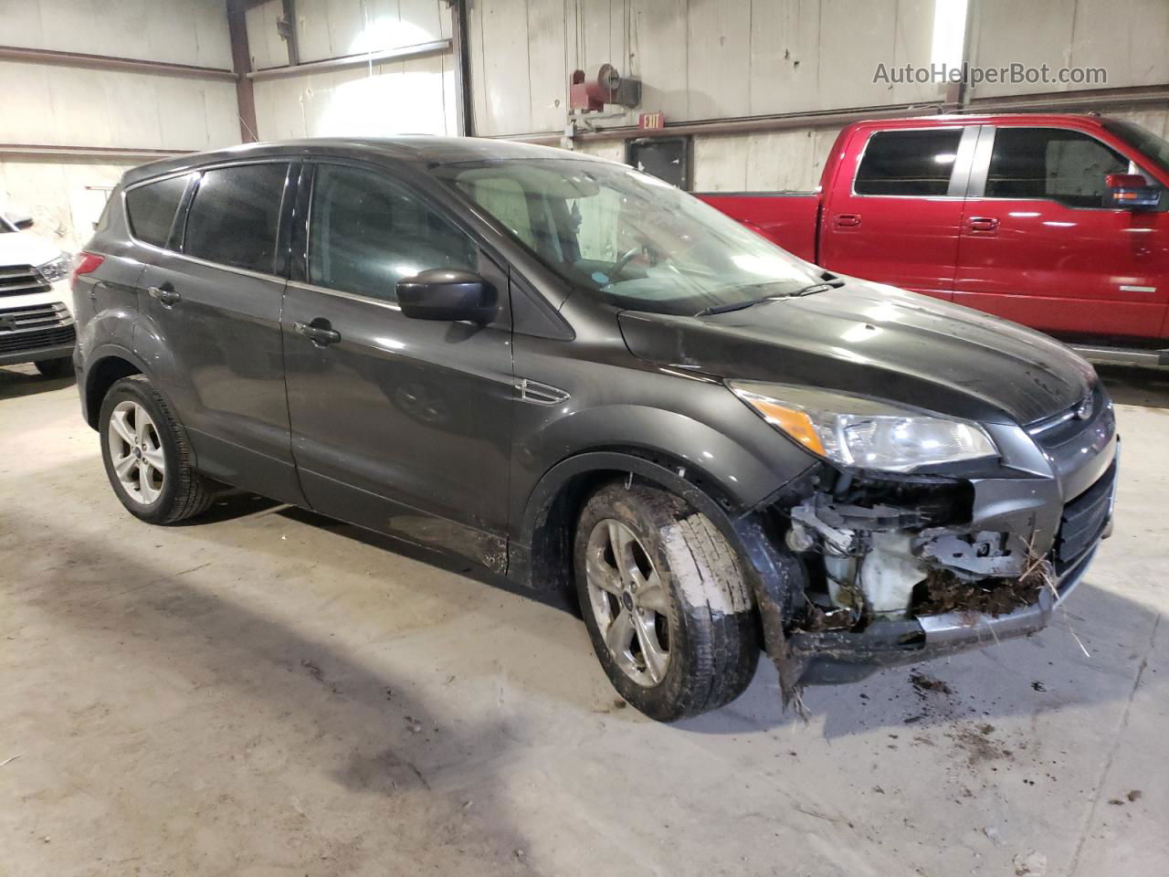 2015 Ford Escape Se Gray vin: 1FMCU0GX4FUA49719