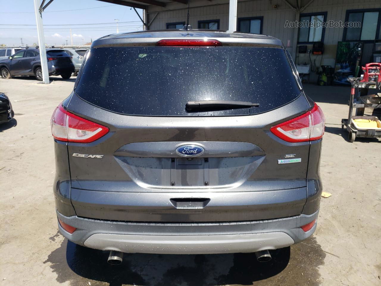 2015 Ford Escape Se Gray vin: 1FMCU0GX4FUA52782