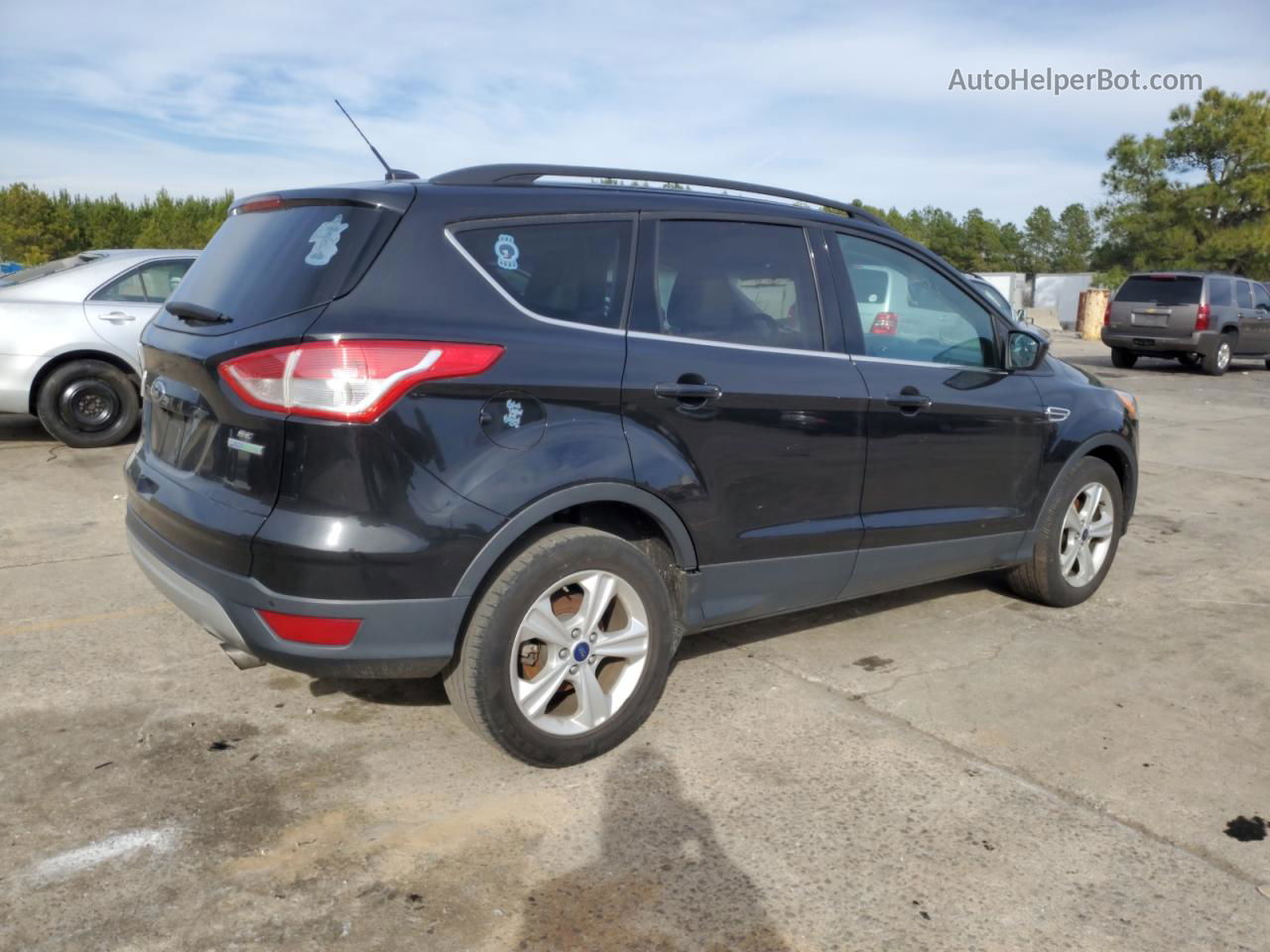 2015 Ford Escape Se Черный vin: 1FMCU0GX4FUA87077