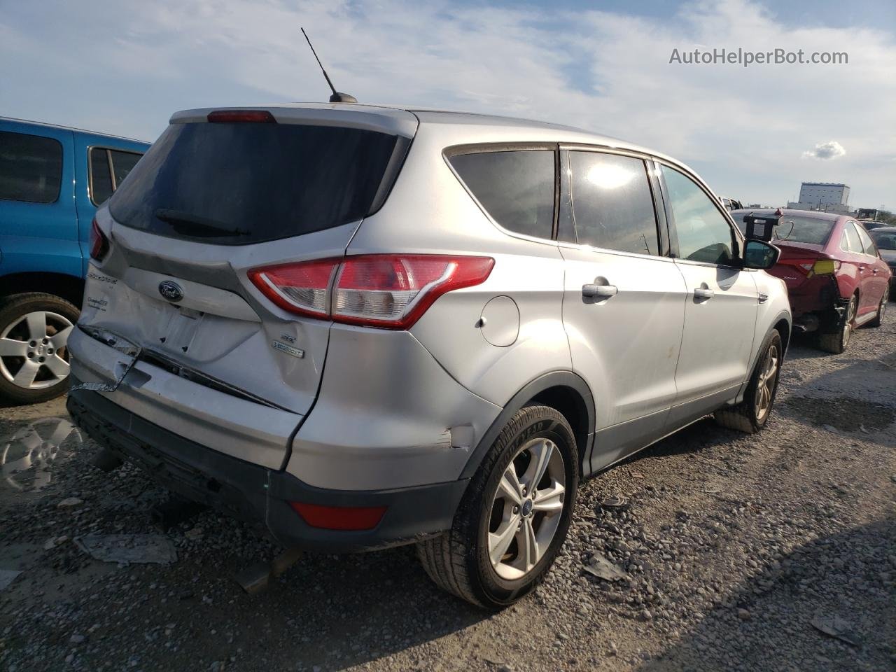 2015 Ford Escape Se Silver vin: 1FMCU0GX4FUA99391