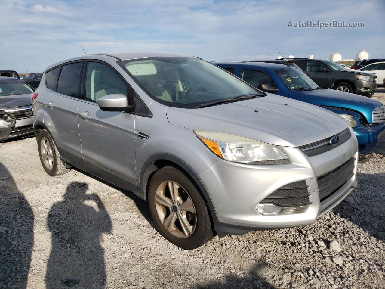 2015 Ford Escape Se Silver vin: 1FMCU0GX4FUA99391