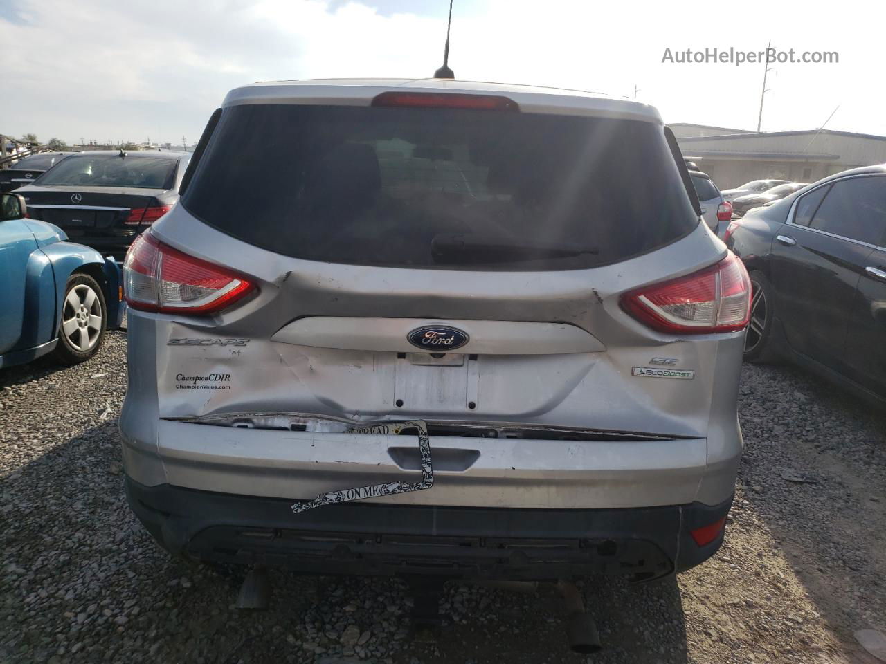 2015 Ford Escape Se Silver vin: 1FMCU0GX4FUA99391