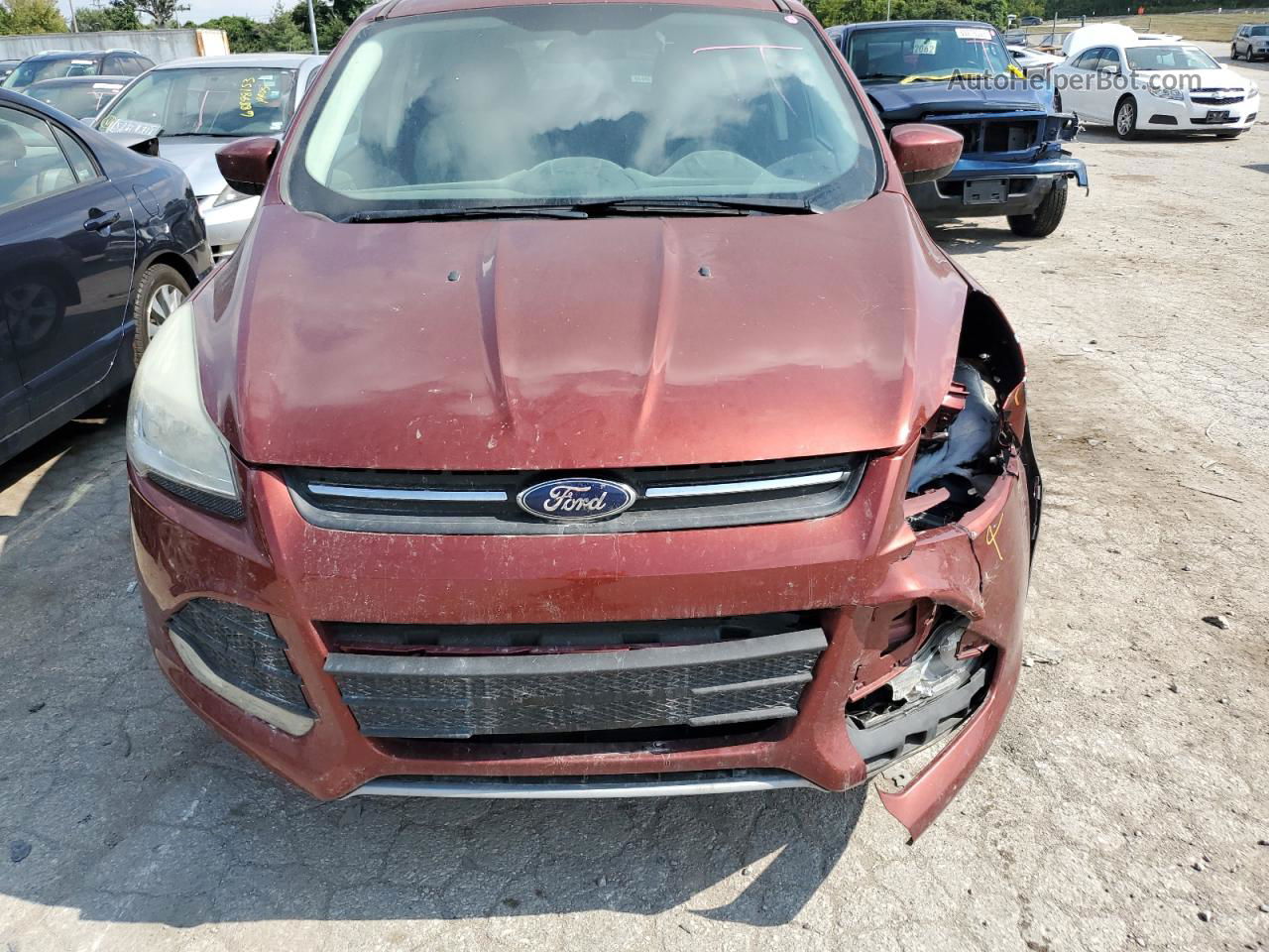 2015 Ford Escape Se Красный vin: 1FMCU0GX4FUB40165