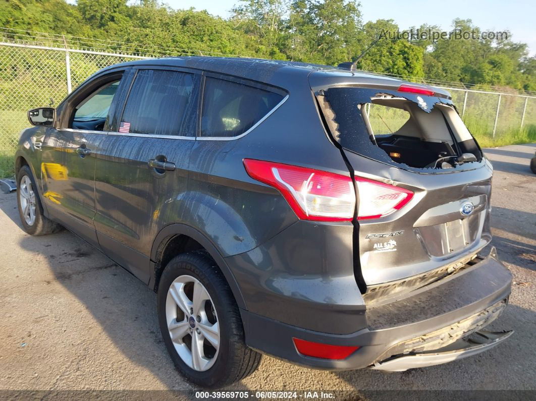 2015 Ford Escape Se Gray vin: 1FMCU0GX4FUC13633