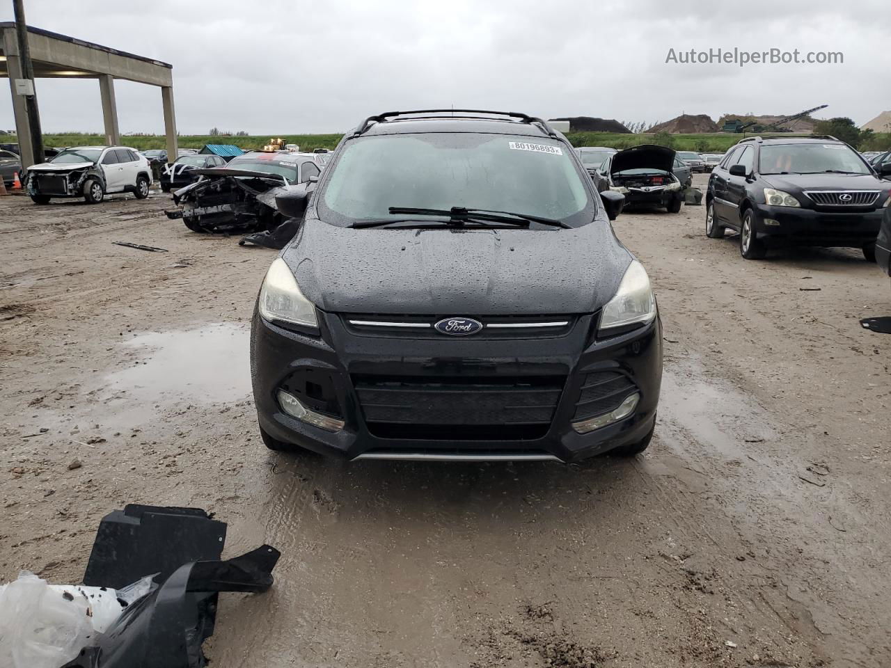 2016 Ford Escape Se Black vin: 1FMCU0GX4GUA60818