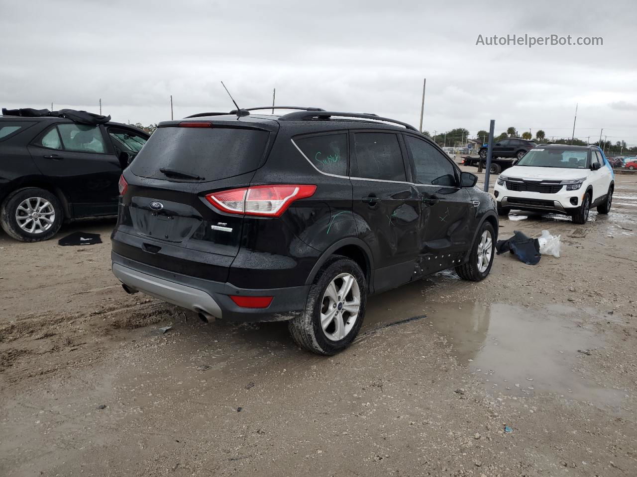 2016 Ford Escape Se Black vin: 1FMCU0GX4GUA60818