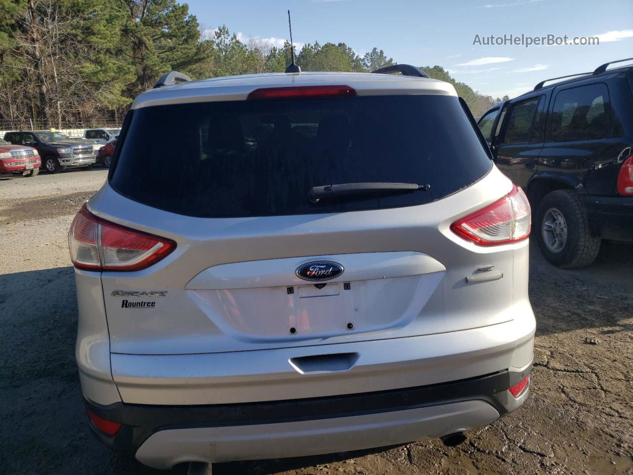 2016 Ford Escape Se Silver vin: 1FMCU0GX4GUB01092