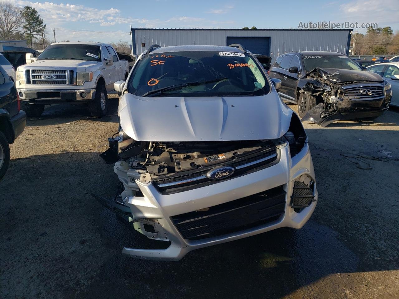 2016 Ford Escape Se Silver vin: 1FMCU0GX4GUB01092