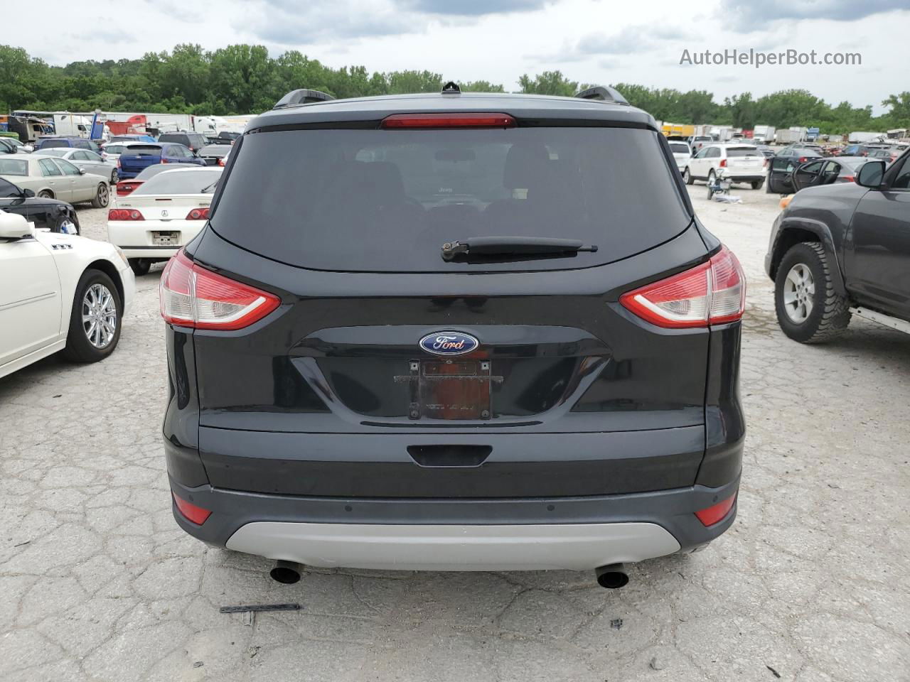 2016 Ford Escape Se Black vin: 1FMCU0GX4GUB40944