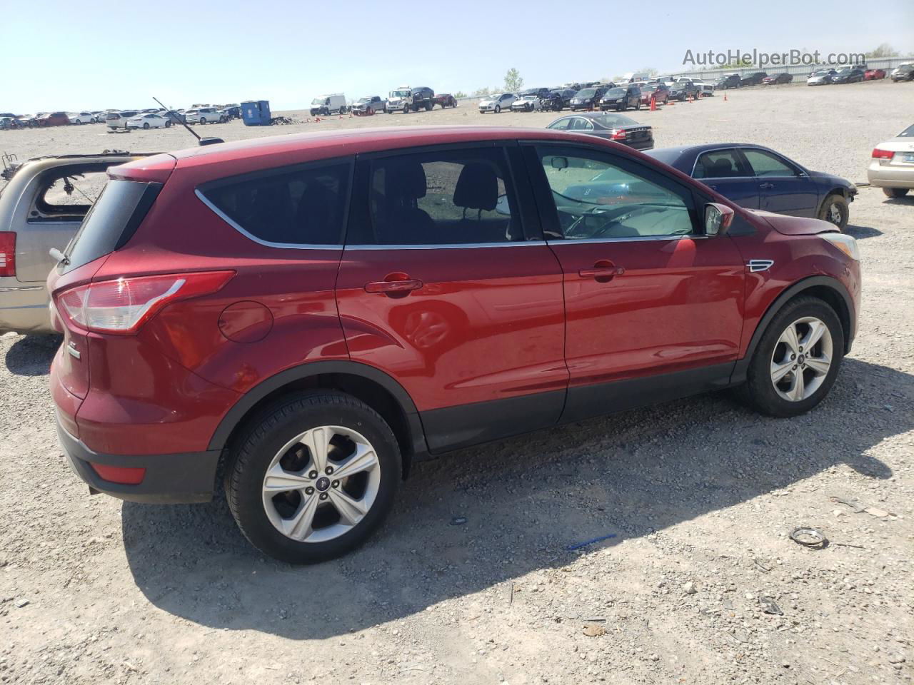 2013 Ford Escape Se Красный vin: 1FMCU0GX5DUA46325