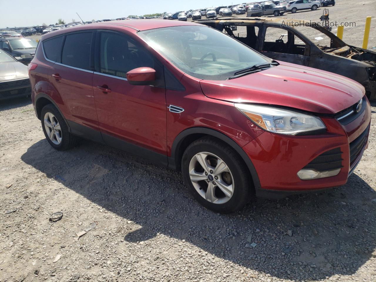 2013 Ford Escape Se Красный vin: 1FMCU0GX5DUA46325