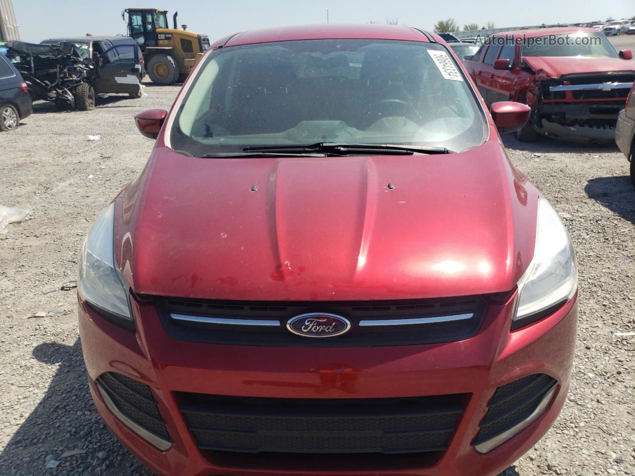 2013 Ford Escape Se Красный vin: 1FMCU0GX5DUA46325