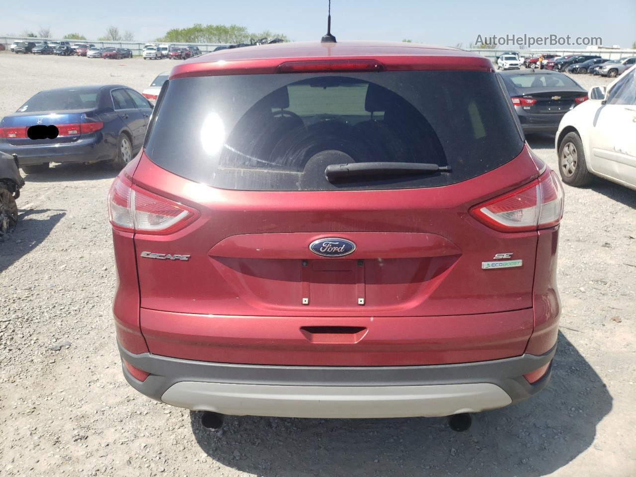 2013 Ford Escape Se Красный vin: 1FMCU0GX5DUA46325