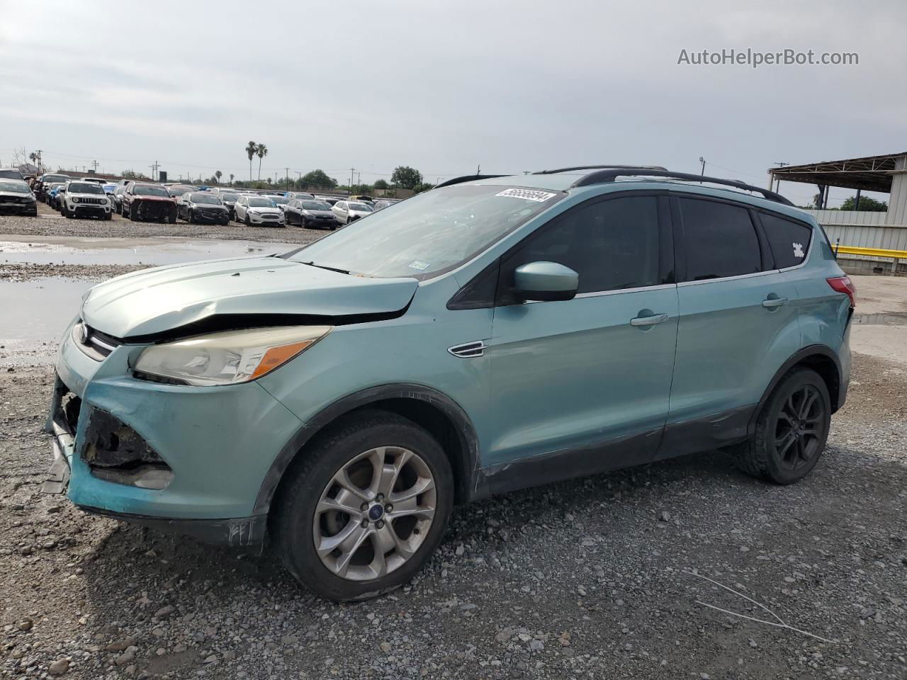 2013 Ford Escape Se Turquoise vin: 1FMCU0GX5DUC54043