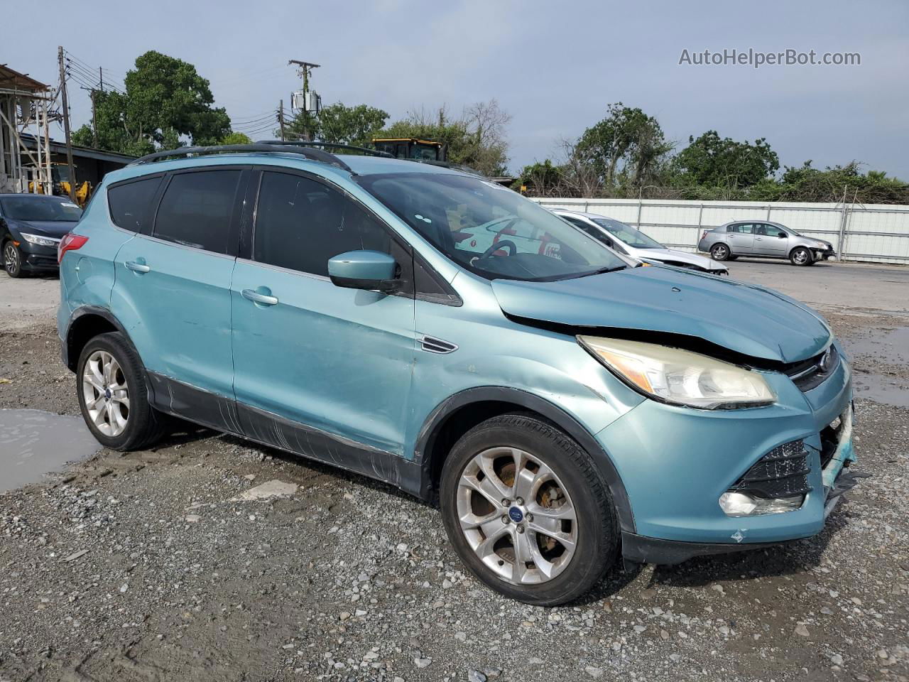 2013 Ford Escape Se Turquoise vin: 1FMCU0GX5DUC54043