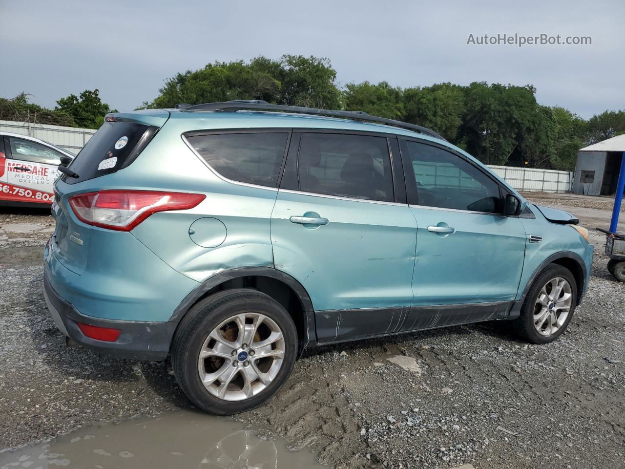 2013 Ford Escape Se Turquoise vin: 1FMCU0GX5DUC54043