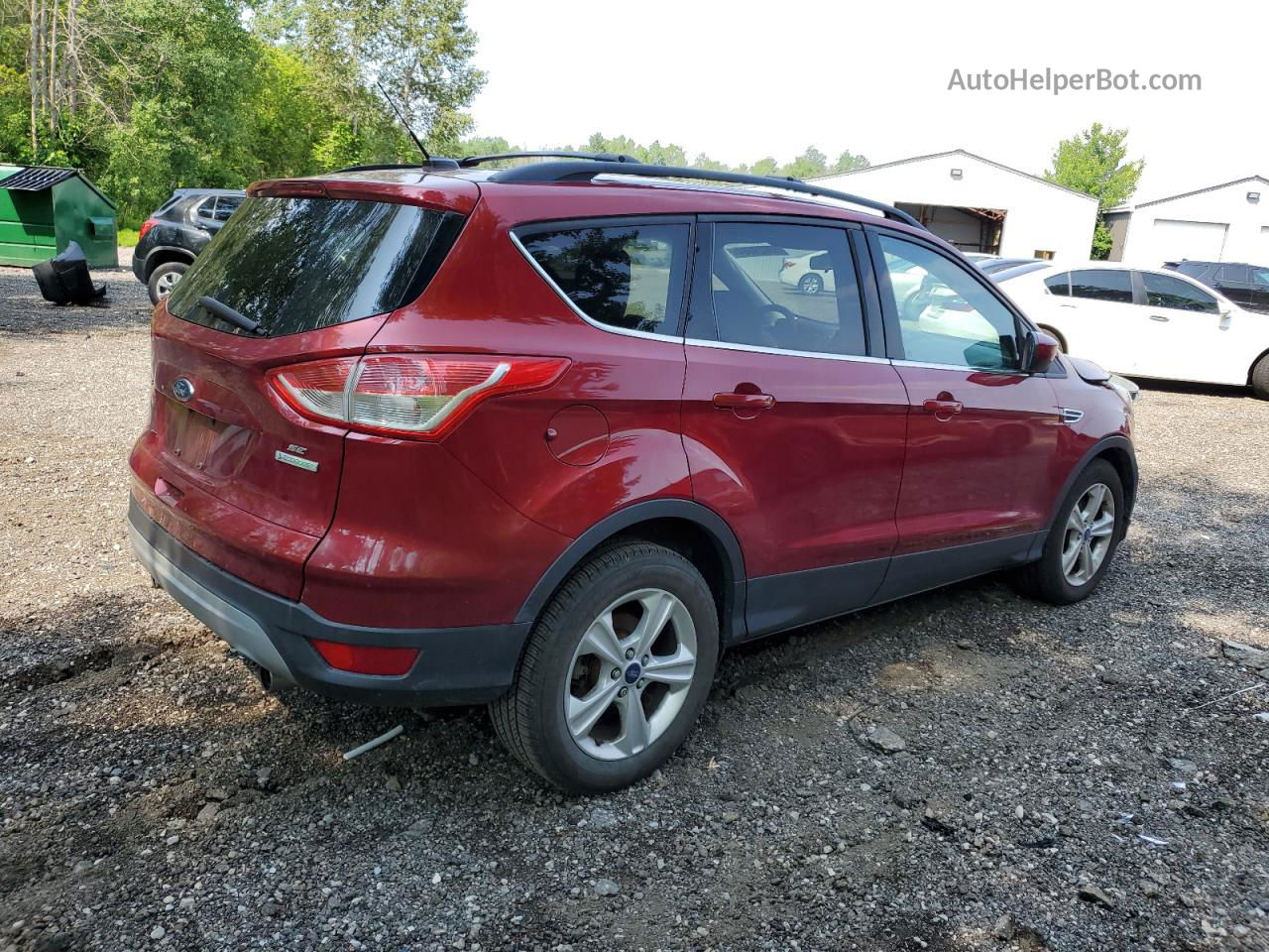 2013 Ford Escape Se Красный vin: 1FMCU0GX5DUC64510