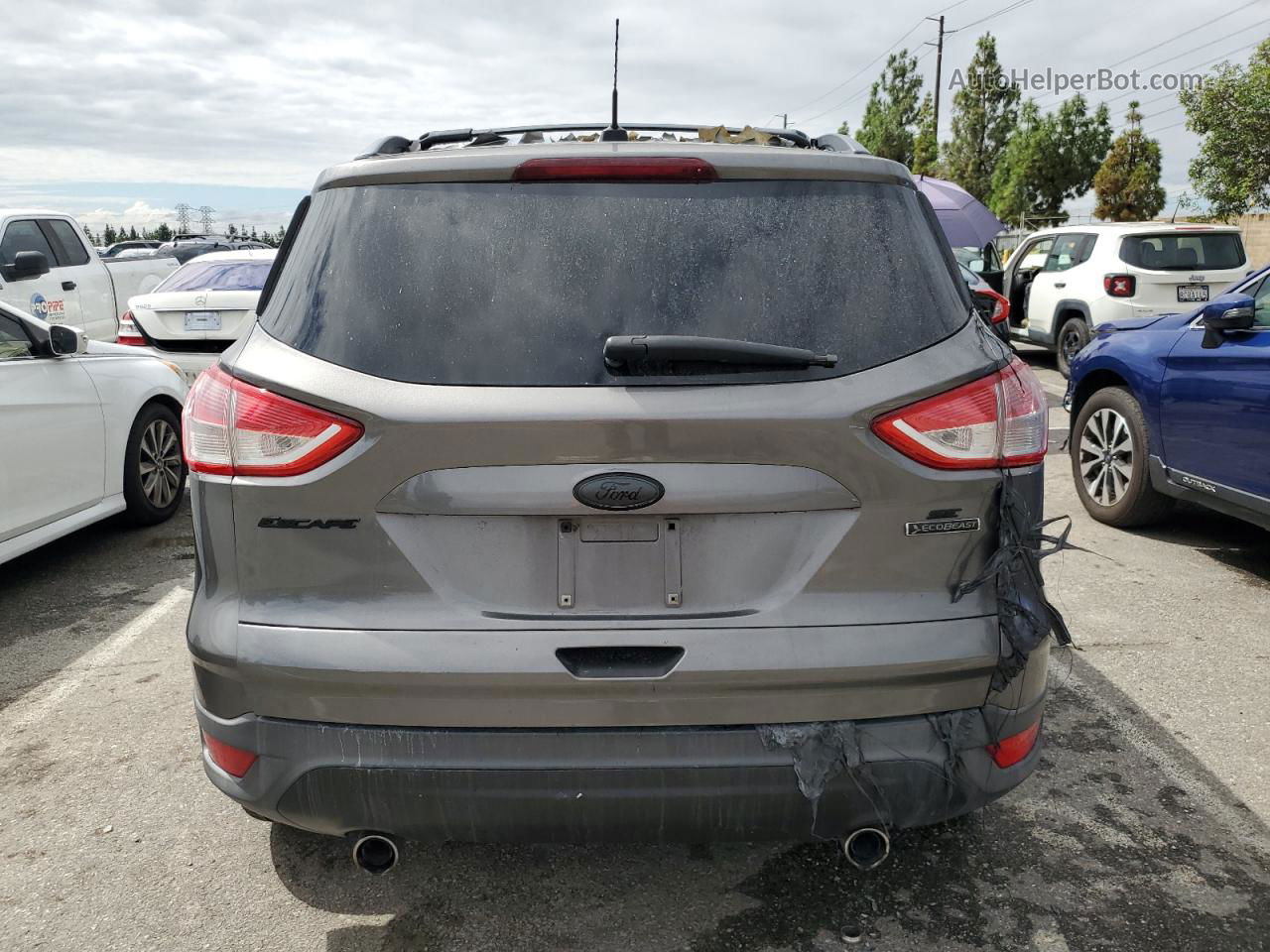 2013 Ford Escape Se Серый vin: 1FMCU0GX5DUC78682