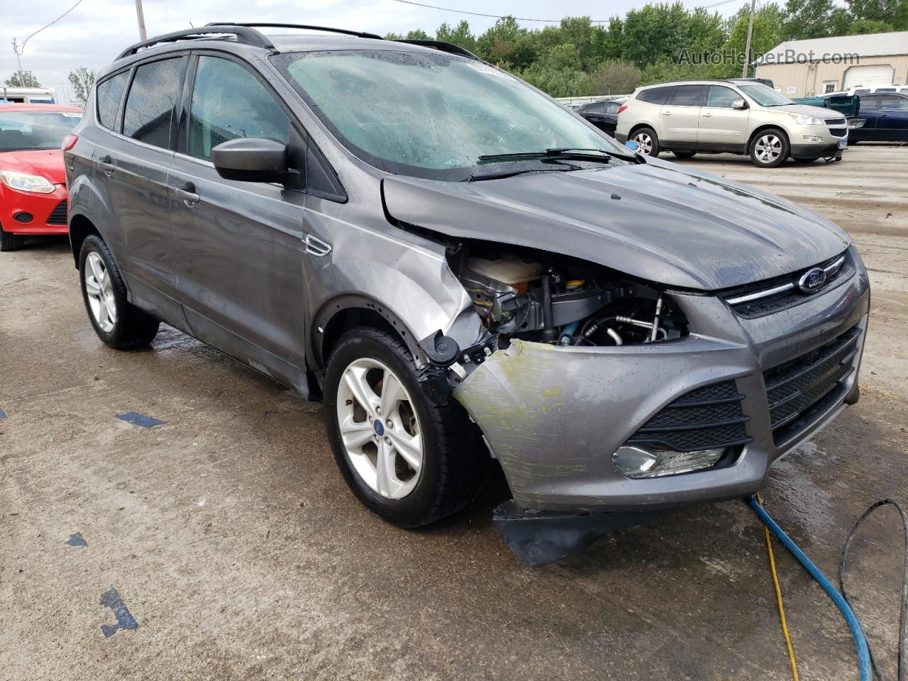 2013 Ford Escape Se Gray vin: 1FMCU0GX5DUD23278