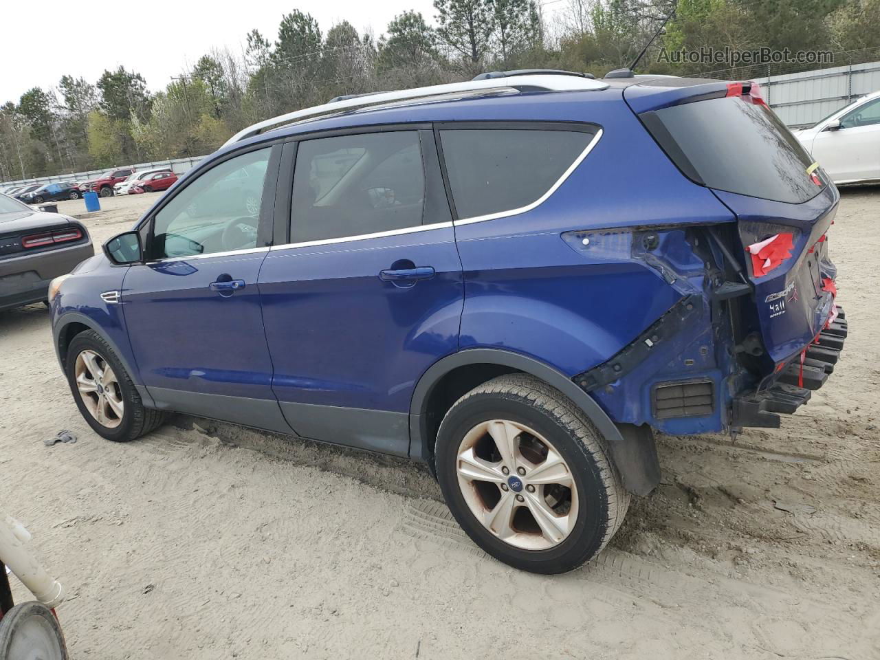 2013 Ford Escape Se Blue vin: 1FMCU0GX5DUD33745