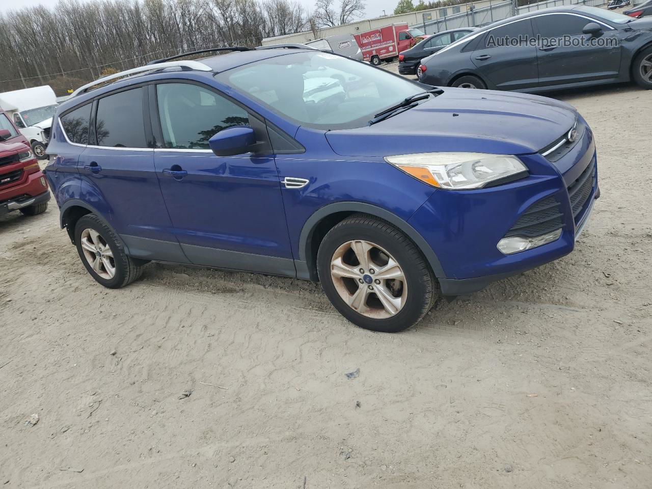 2013 Ford Escape Se Blue vin: 1FMCU0GX5DUD33745