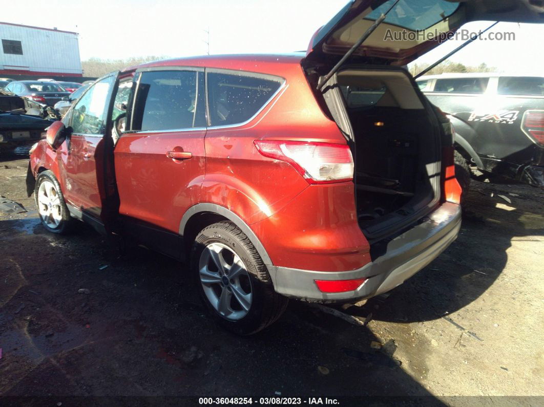 2014 Ford Escape Se Orange vin: 1FMCU0GX5EUA35861