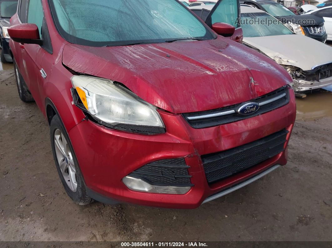 2014 Ford Escape Se Red vin: 1FMCU0GX5EUB69348