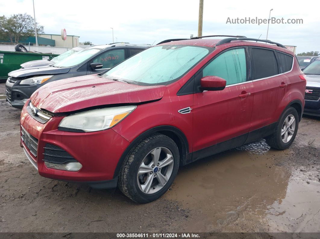 2014 Ford Escape Se Red vin: 1FMCU0GX5EUB69348