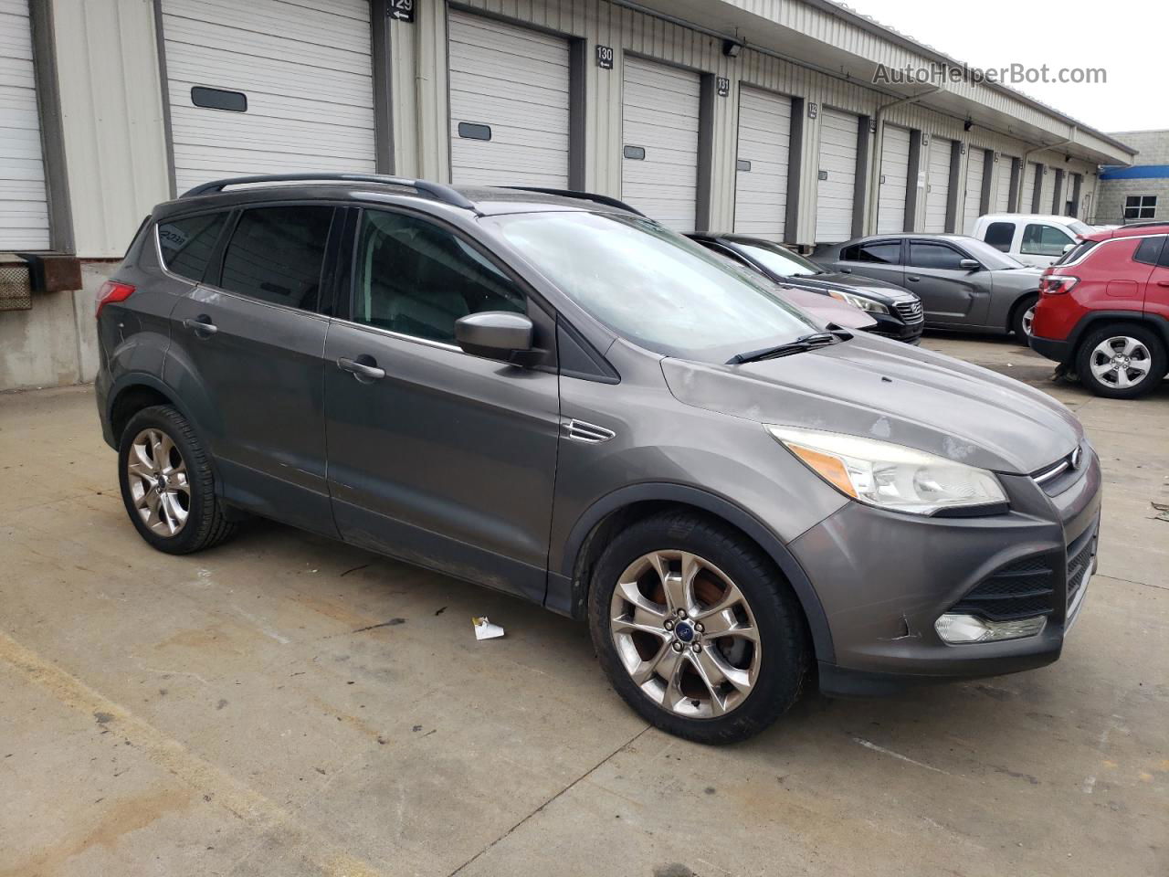 2014 Ford Escape Se Серый vin: 1FMCU0GX5EUB92922