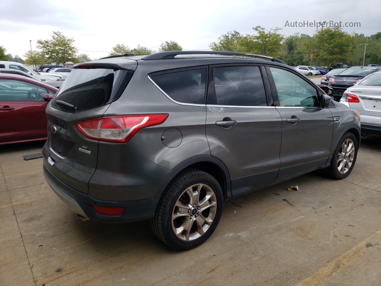 2014 Ford Escape Se Gray vin: 1FMCU0GX5EUB92922