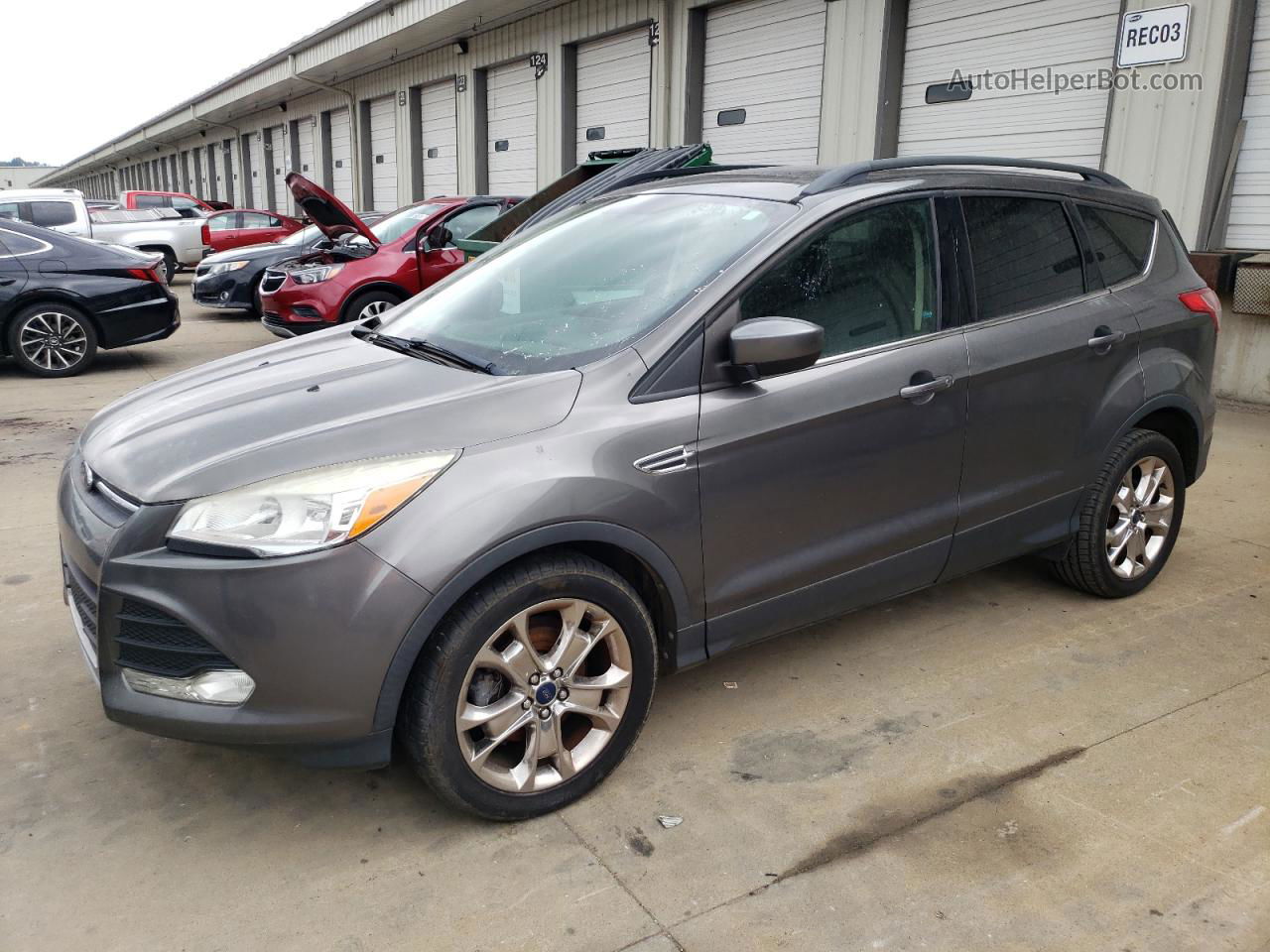 2014 Ford Escape Se Gray vin: 1FMCU0GX5EUB92922