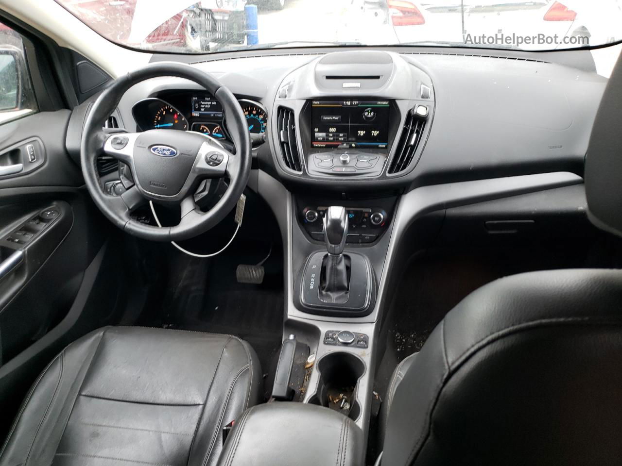 2014 Ford Escape Se Gray vin: 1FMCU0GX5EUB92922