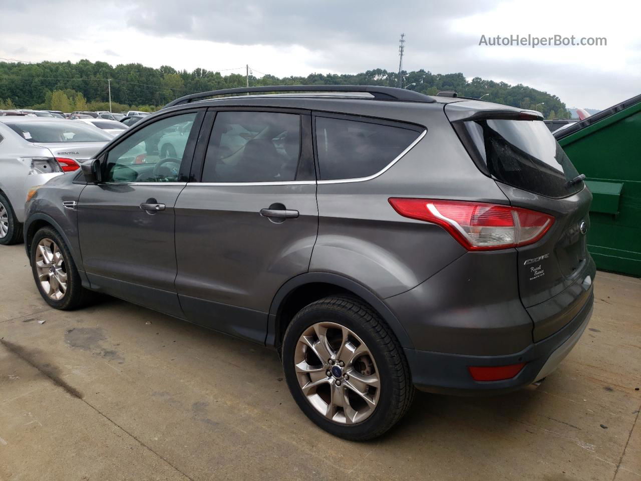 2014 Ford Escape Se Gray vin: 1FMCU0GX5EUB92922