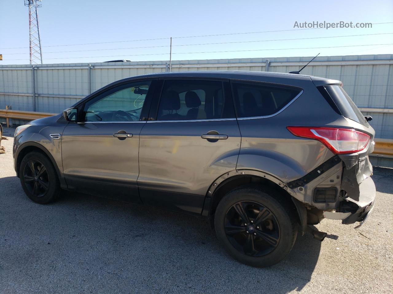 2014 Ford Escape Se Gray vin: 1FMCU0GX5EUC08858