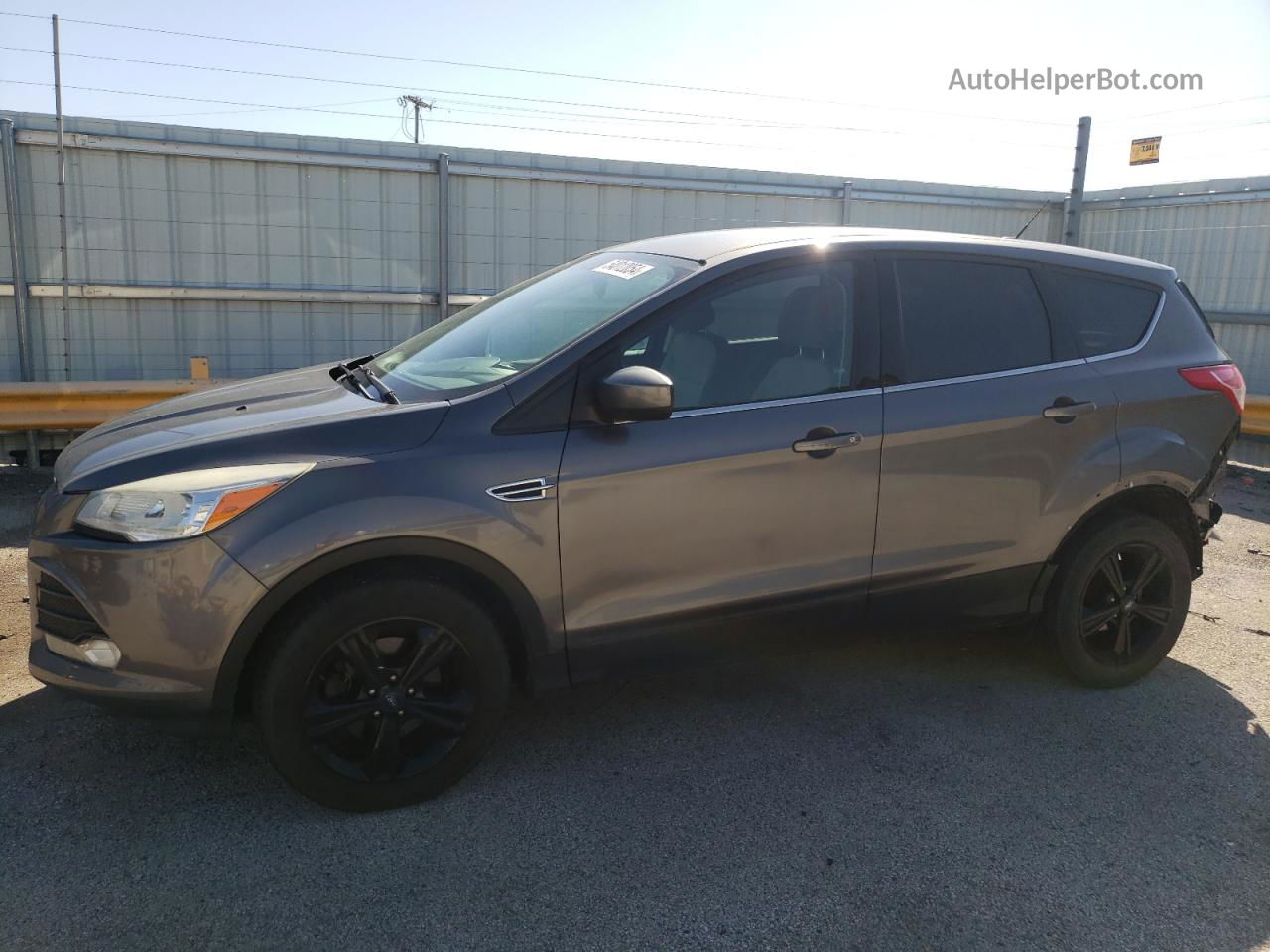 2014 Ford Escape Se Gray vin: 1FMCU0GX5EUC08858