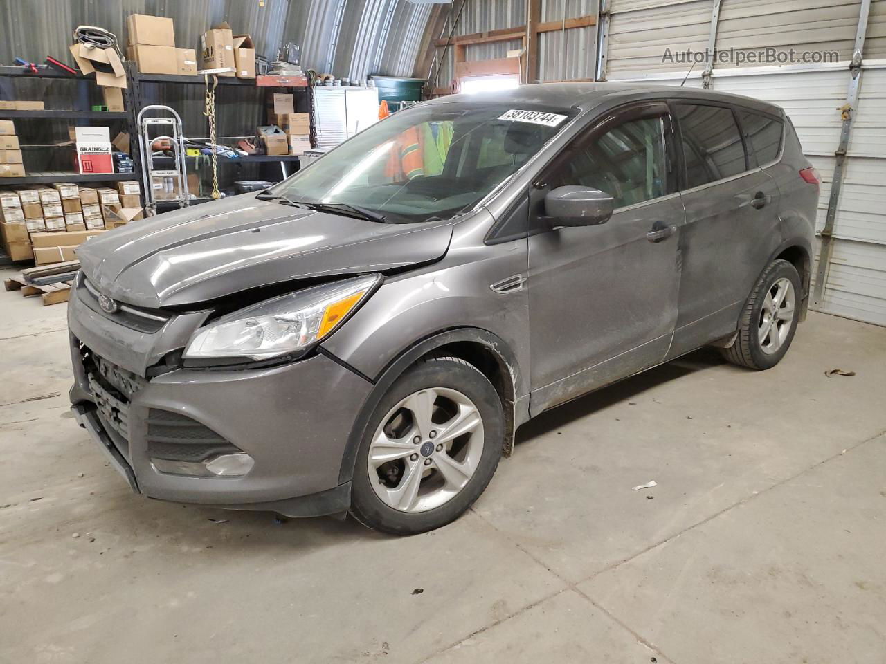 2014 Ford Escape Se Charcoal vin: 1FMCU0GX5EUC30097