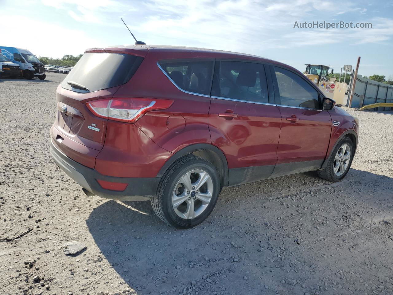 2014 Ford Escape Se Красный vin: 1FMCU0GX5EUC49474