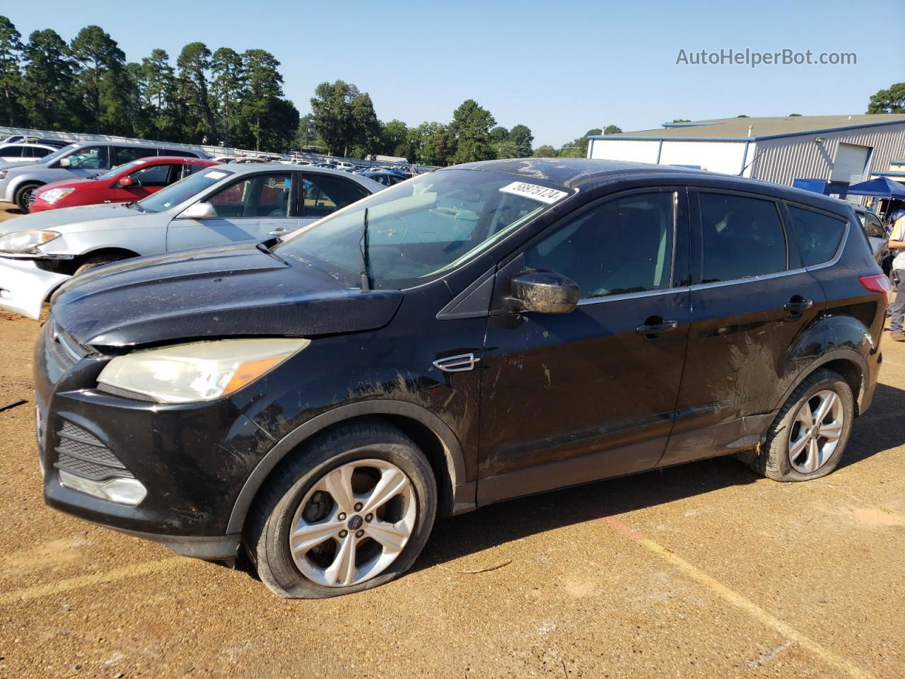 2014 Ford Escape Se Black vin: 1FMCU0GX5EUD71915