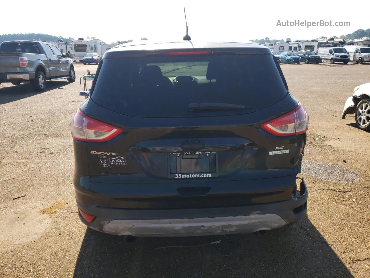 2014 Ford Escape Se Черный vin: 1FMCU0GX5EUD71915