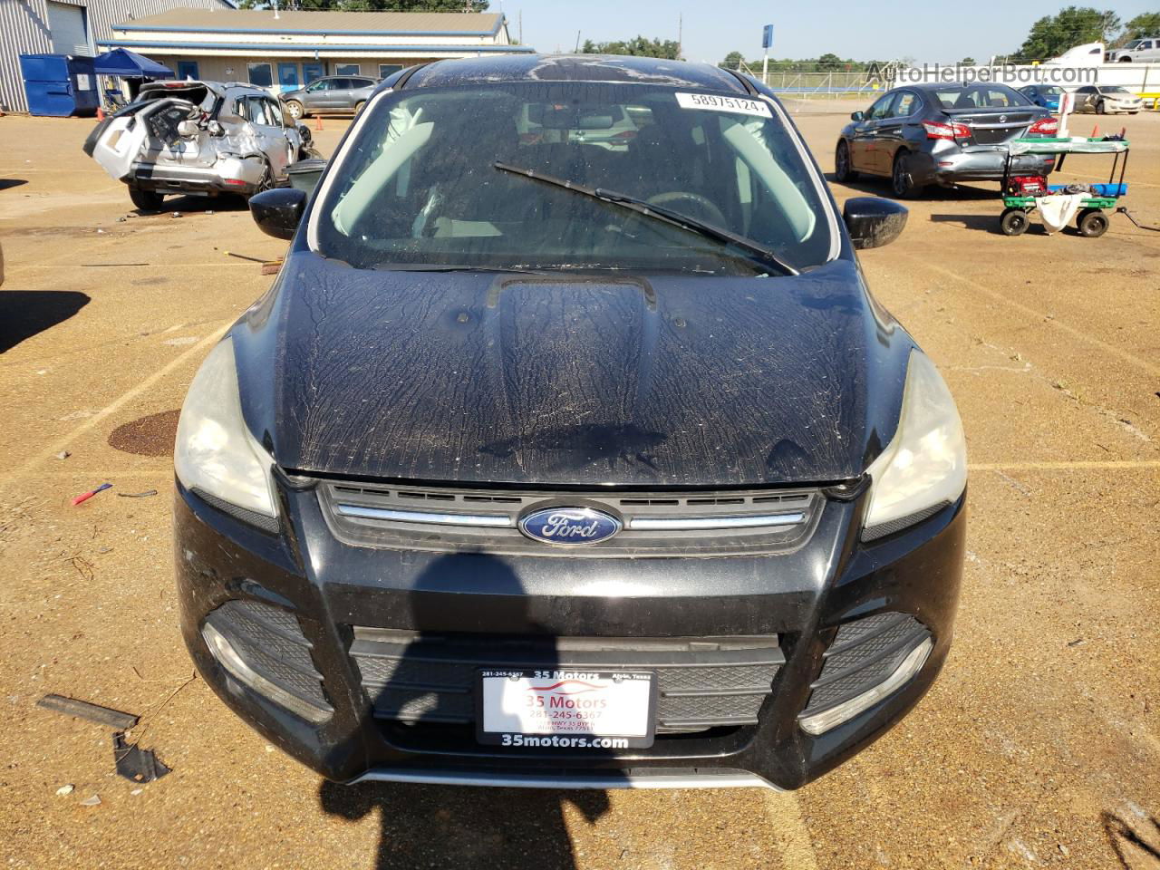 2014 Ford Escape Se Black vin: 1FMCU0GX5EUD71915