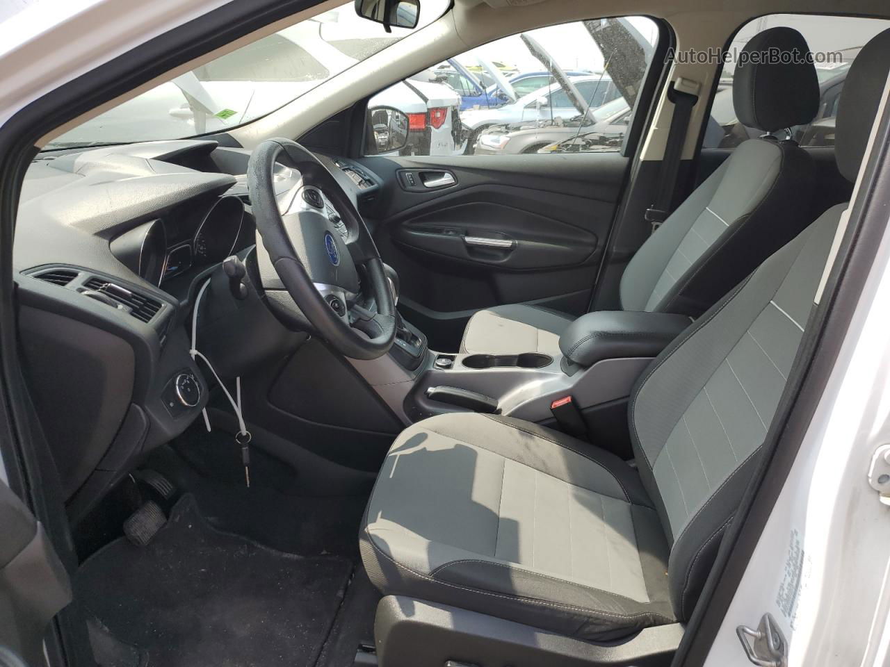 2014 Ford Escape Se Белый vin: 1FMCU0GX5EUD87757